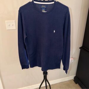 Polo by Ralph Lauren Men's Deep Blue Long Sleeve Shirt